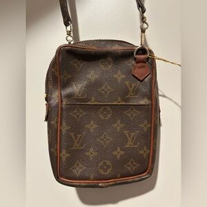 2pc!! Louis Vuitton Coated Canvas Danube Vintage with Wallet